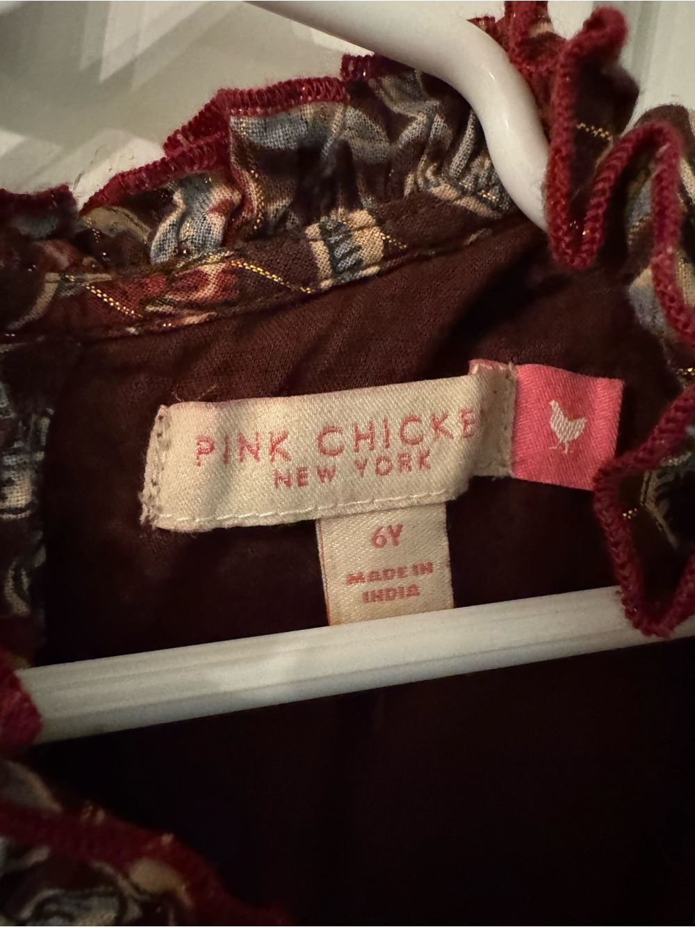 Pink Chicken Fall Dress - Picture 3 of 4